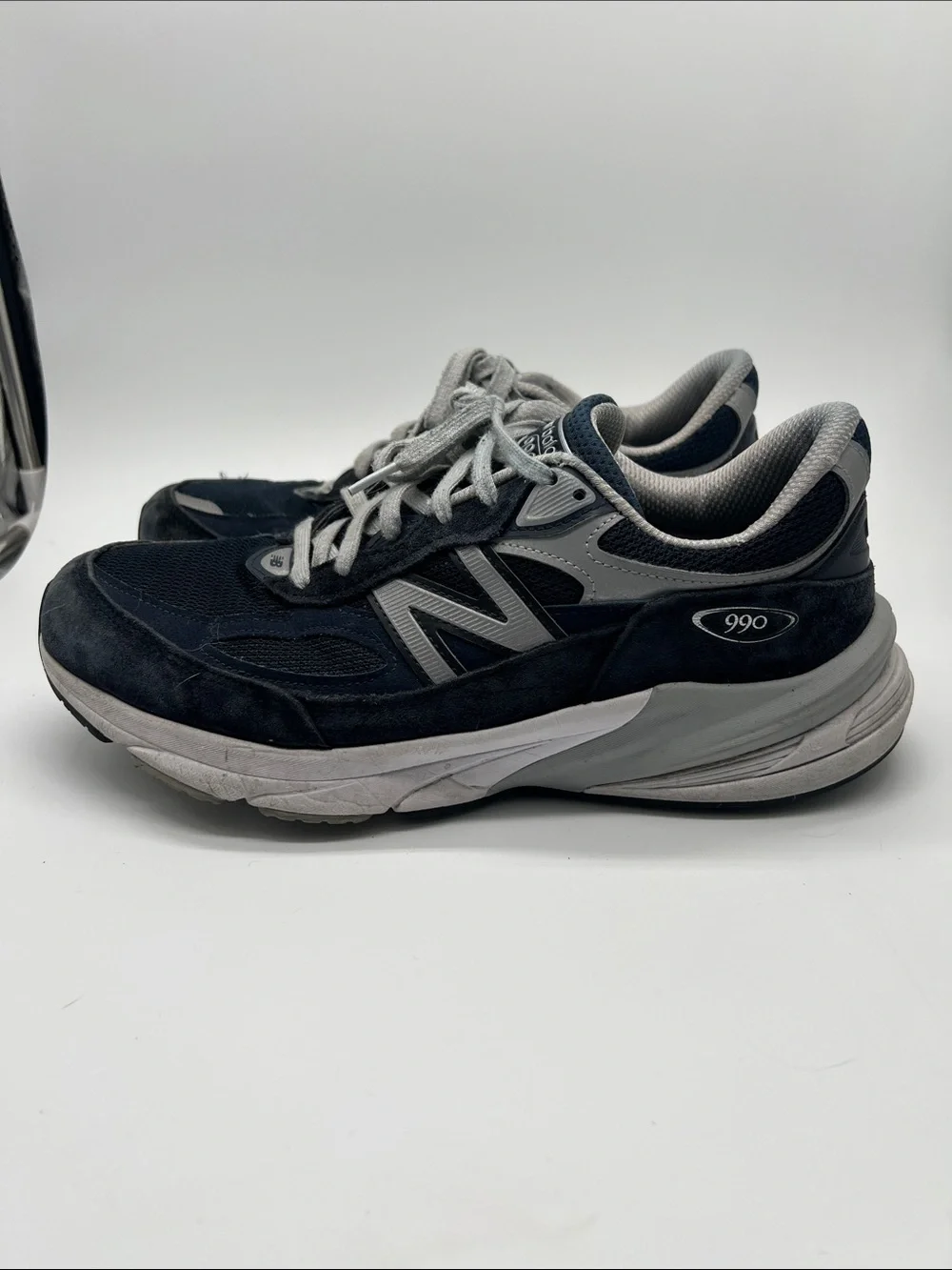 New Balance Men's 990 Sneaker Navy Suede Mens Size 10.5 990NV6 USA